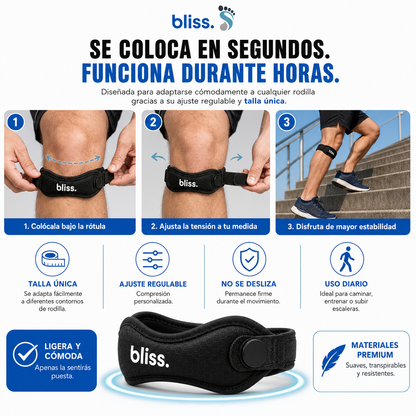 Soporte Rotuliano para moverte con confianza
